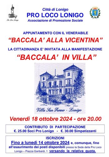 Baccalà in Villa
