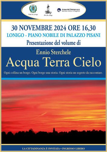 Presentazione del volume di Ennio Sterchele - Acqua Terra Cielo