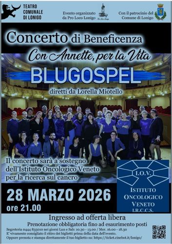 Concerto di beneficenza con Annette per la vita - Blugospel