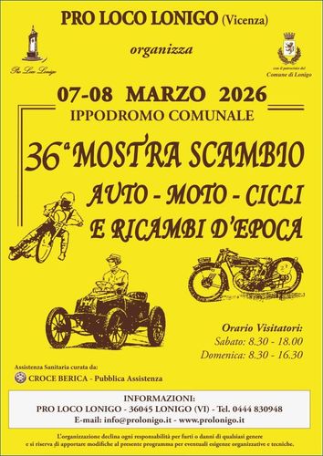 36° Mostra Scambio - Auto, Moto, Cicli d'epoca